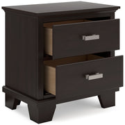 Covetown Dark Brown Panel Bedroom Set - Gate FurnitureBedroom Set