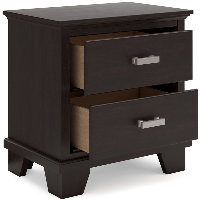 Covetown Dark Brown Panel Bedroom Set - Gate FurnitureBedroom Set