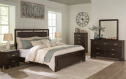 Covetown Dark Brown Panel Bedroom Set - Gate FurnitureBedroom Set