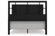 Covetown Dark Brown Queen Panel Bed - Gate FurnitureQueen Bed