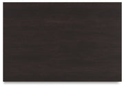 Covetown King Panel Bed with 2 Nightstands in Dark Brown from Ashley - Luna Furniture
