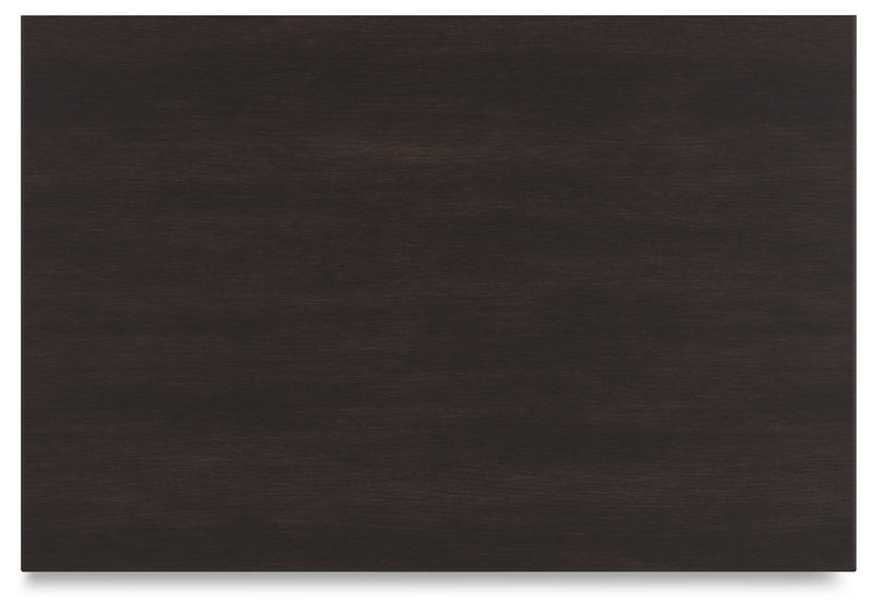 Covetown King Panel Bed with 2 Nightstands in Dark Brown from Ashley - Luna Furniture