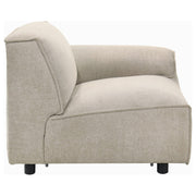 Crane 5-piece Modular Sectional Sofa Beige - 551931-SETA