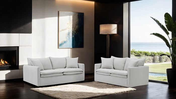 Crayford Light Gray Sofa - FM63010LG-SF