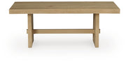 Crendlin Light Brown Coffee Table - T537-1
