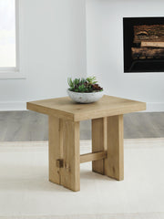 Crendlin Light Brown End Table - T537-3