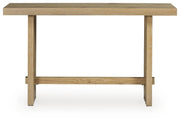 Crendlin Light Brown Sofa Table - T537-4