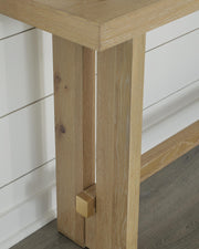 Crendlin Light Brown Sofa Table - T537-4