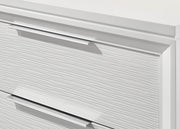 Cressida White Upholstered LED Panel Bedroom Set - Gate FurnitureBedroom Set