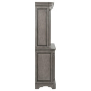 Cresswell 2-door 3-drawer Buffet and Hutch Weathered Taupe - 107455