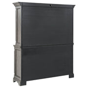 Cresswell 2-door 3-drawer Buffet and Hutch Weathered Taupe - 107455