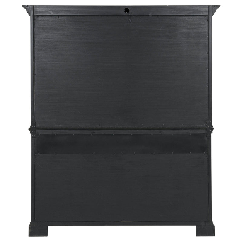 Cresswell 2-door 3-drawer Buffet and Hutch Weathered Taupe - 107455