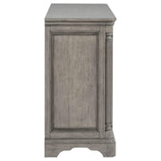 Cresswell 2-door 3-drawer Wine Storage Buffet Weathered Taupe - 107455B