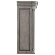 Cresswell 2-tier Touch Light Hutch Display Cabinet Weathered Taupe - 107455H