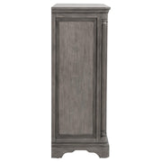 Cresswell 4-drawer Door Chest with Hidden Storage Weathered Taupe - 225147
