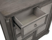 Cresswell 4-drawer Door Chest with Hidden Storage Weathered Taupe - 225147