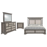 Cresswell 4-piece California King Bedroom Set Weathered Taupe - 225141KW-S4