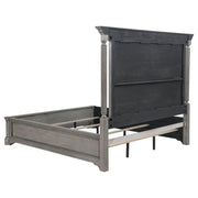 Cresswell 4-piece Eastern King Bedroom Set Weathered Taupe - 225141KE-S4