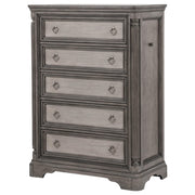 Cresswell 5-drawer Chest of Drawers Weathered Taupe - 225145