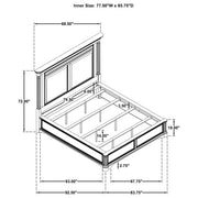 Cresswell 5-piece California King Bedroom Set Weathered Taupe - 225141KW-S5