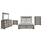 Cresswell 5-piece California King Bedroom Set Weathered Taupe - 225141KW-S5