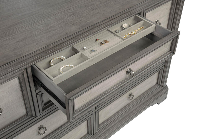Cresswell 5-piece Queen Storage Bedroom Set Weathered Taupe - 225140Q-S5