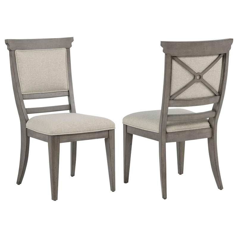Cresswell Upholstered Dining Side Chair Tan (Set of 2) - 107452