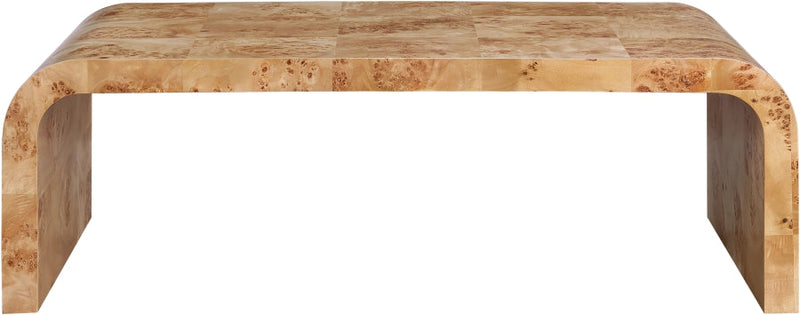 Cresthill Burl Wood Coffee Table in Natural - 269-C