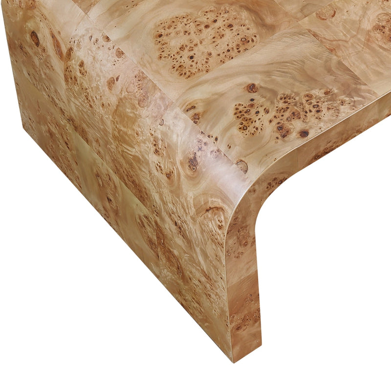 Cresthill Burl Wood Coffee Table in Natural - 269-C