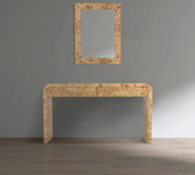 Cresthill Burl Wood Frame Mirror in Natural - 269-M