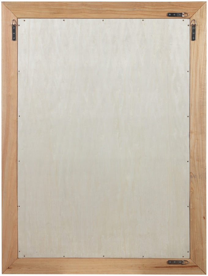 Cresthill Burl Wood Frame Mirror in Natural - 269-M