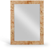 Cresthill Burl Wood Frame Mirror in Natural - 269-M