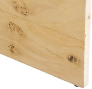 Cresthill Burl Wood Nightstand in Natural - 863-NS