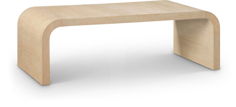 Cresthill Oak Wood Coffee Table in White - 272-C