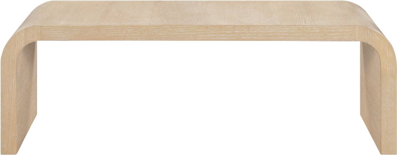 Cresthill Oak Wood Coffee Table in White - 272-C