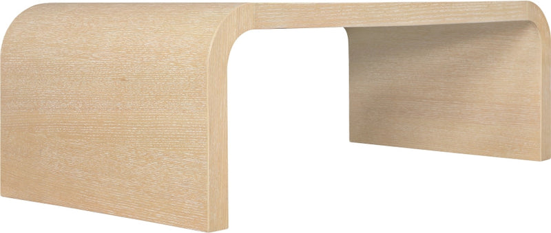 Cresthill Oak Wood Coffee Table in White - 272-C