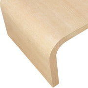 Cresthill Oak Wood Coffee Table in White - 272-C