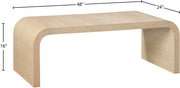 Cresthill Oak Wood Coffee Table in White - 272-C