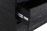 Cresthill Oak Wood Dresser in Black - 861-D