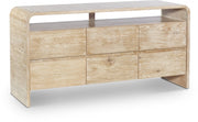 Cresthill Oak Wood Dresser in Natural - 862-D