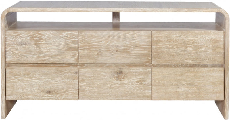 Cresthill Oak Wood Dresser in Natural - 862-D
