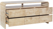 Cresthill Oak Wood Dresser in Natural - 862-D