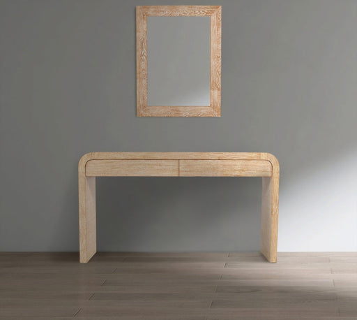 Cresthill Oak Wood Frame Mirror in White - 272-M