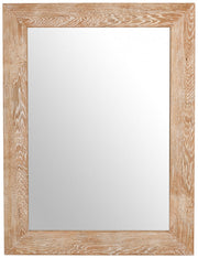 Cresthill Oak Wood Frame Mirror in White - 272-M