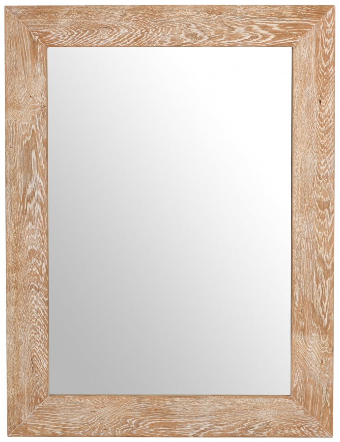 Cresthill Oak Wood Frame Mirror in White - 272-M