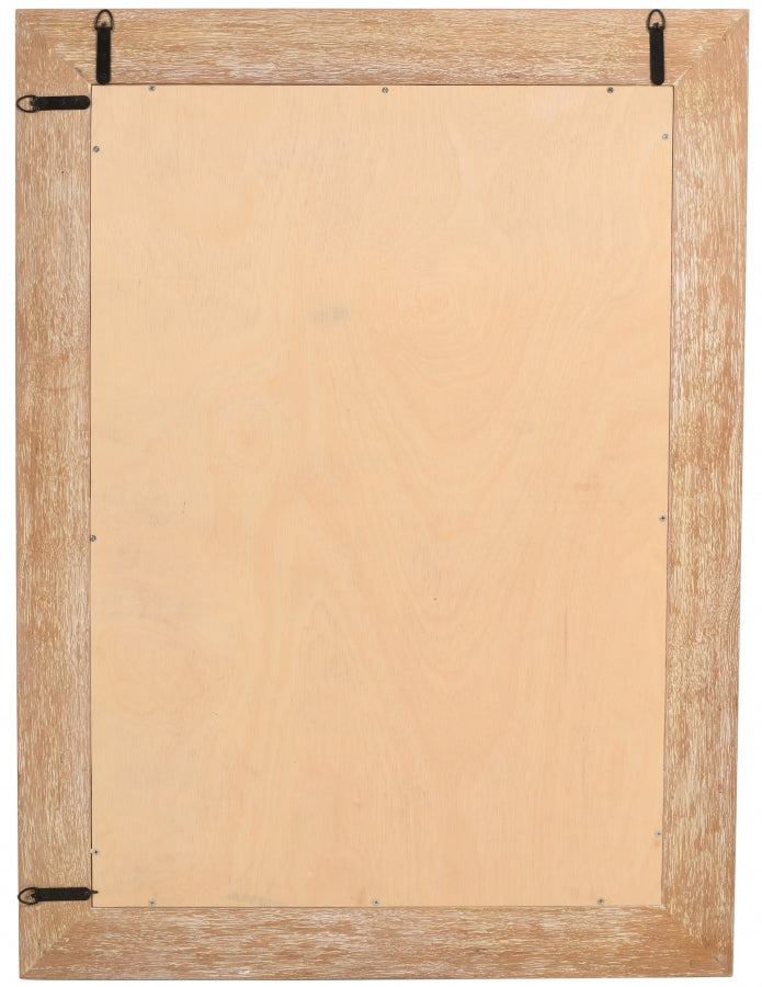 Cresthill Oak Wood Frame Mirror in White - 272-M