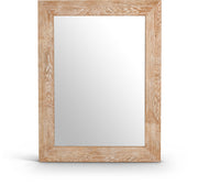 Cresthill Oak Wood Frame Mirror in White - 272-M