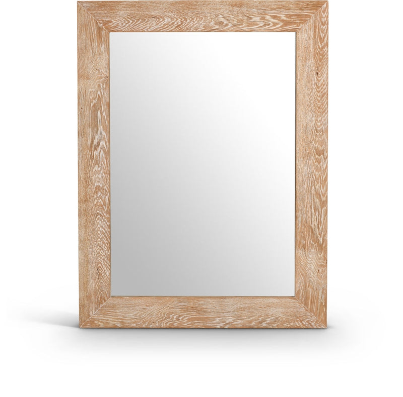 Cresthill Oak Wood Frame Mirror in White - 272-M
