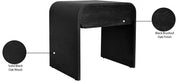 Cresthill Oak Wood Nightstand in Black - 861-NS