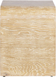 Cresthill Oak Wood Nightstand in White - 862-NS